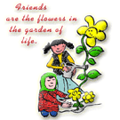 Glitter Friends are the flowers in
                            the garden of life